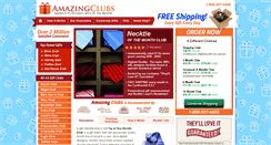 Desktop Screenshot of amazingtieclub.com
